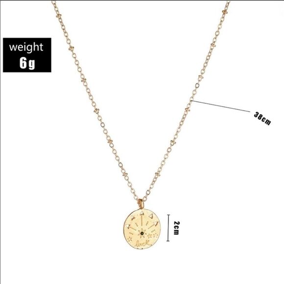 Necklace Luck Medallion Zinc Alloy Mix & Match - Picture 7 of 7